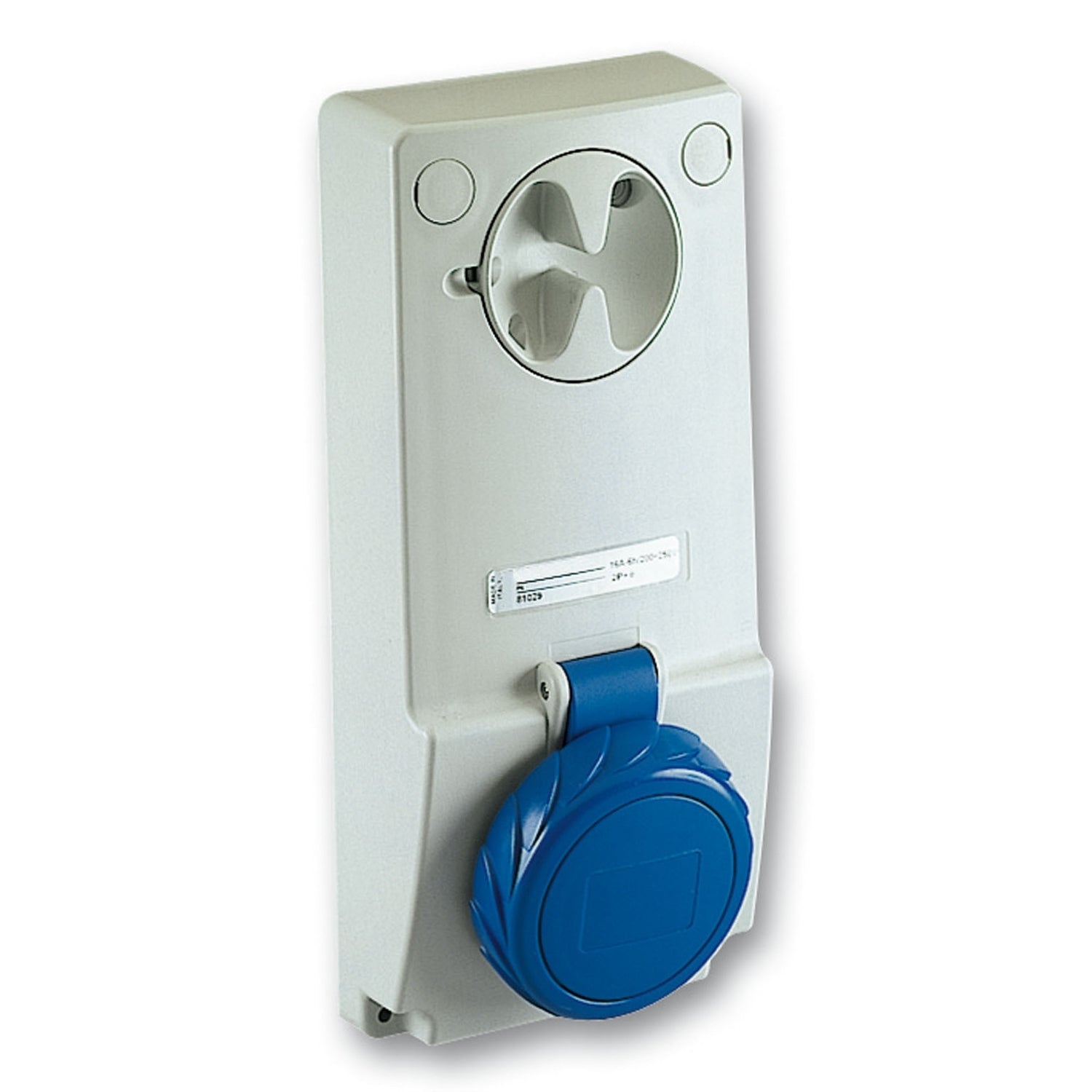 82082 - Unika interlocked socket - 16 A - 3P + E - 200...250 V AC - IP65 - panel Schneider