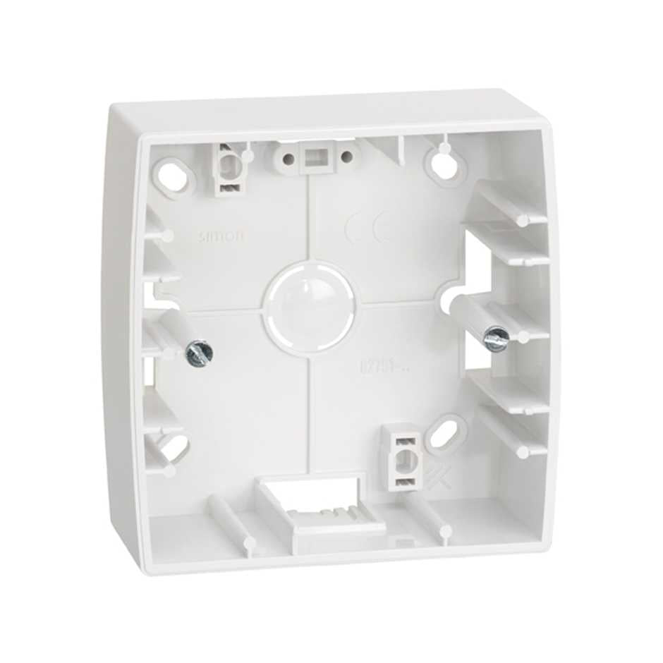 82750-30 - Caja de superficie baja para 1 elemento blanco Simon 82