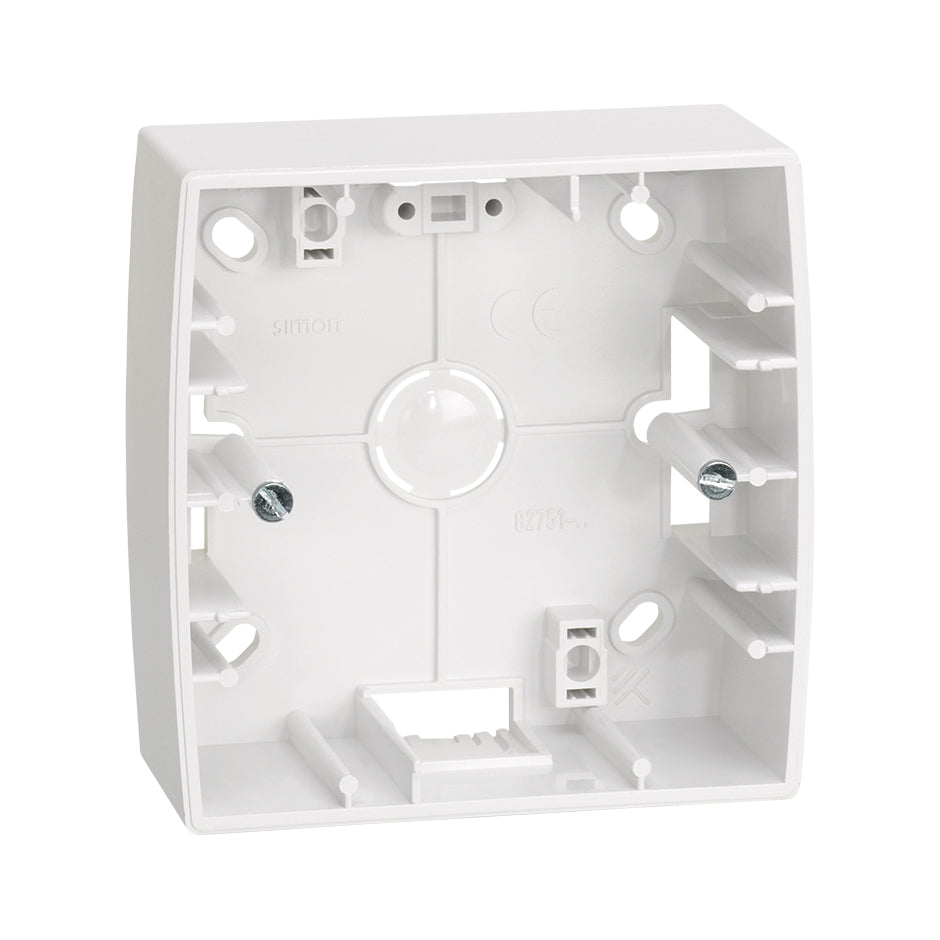82751-30 - Caja de superficie alta para 1 elemento blanco Simon 82