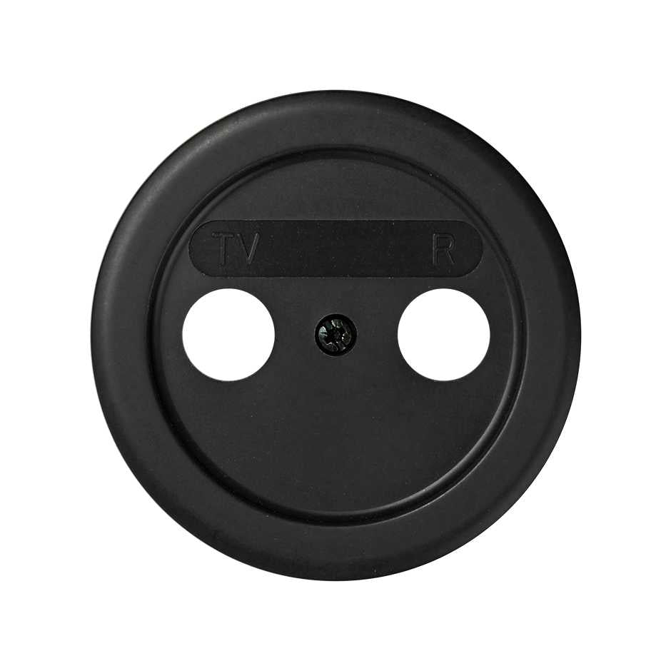88053-38 - Placa para tomas inductivas de R-TV grafito Simon 88