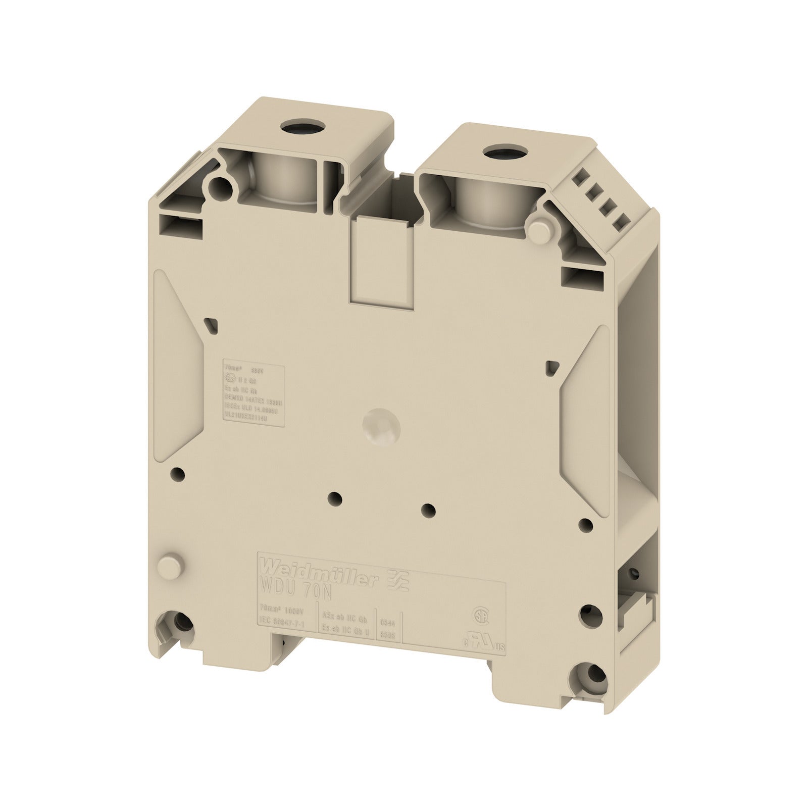 9512190000 - Bloque de bornes de paso WDU 70N/35 Weidmuller