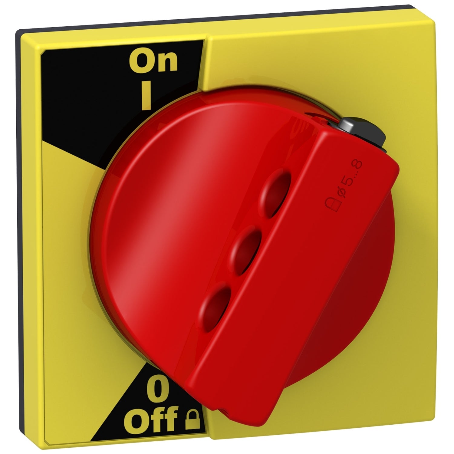 A9A27006 - Mando rotativo Adaptador mando+maneta rojo Schneider