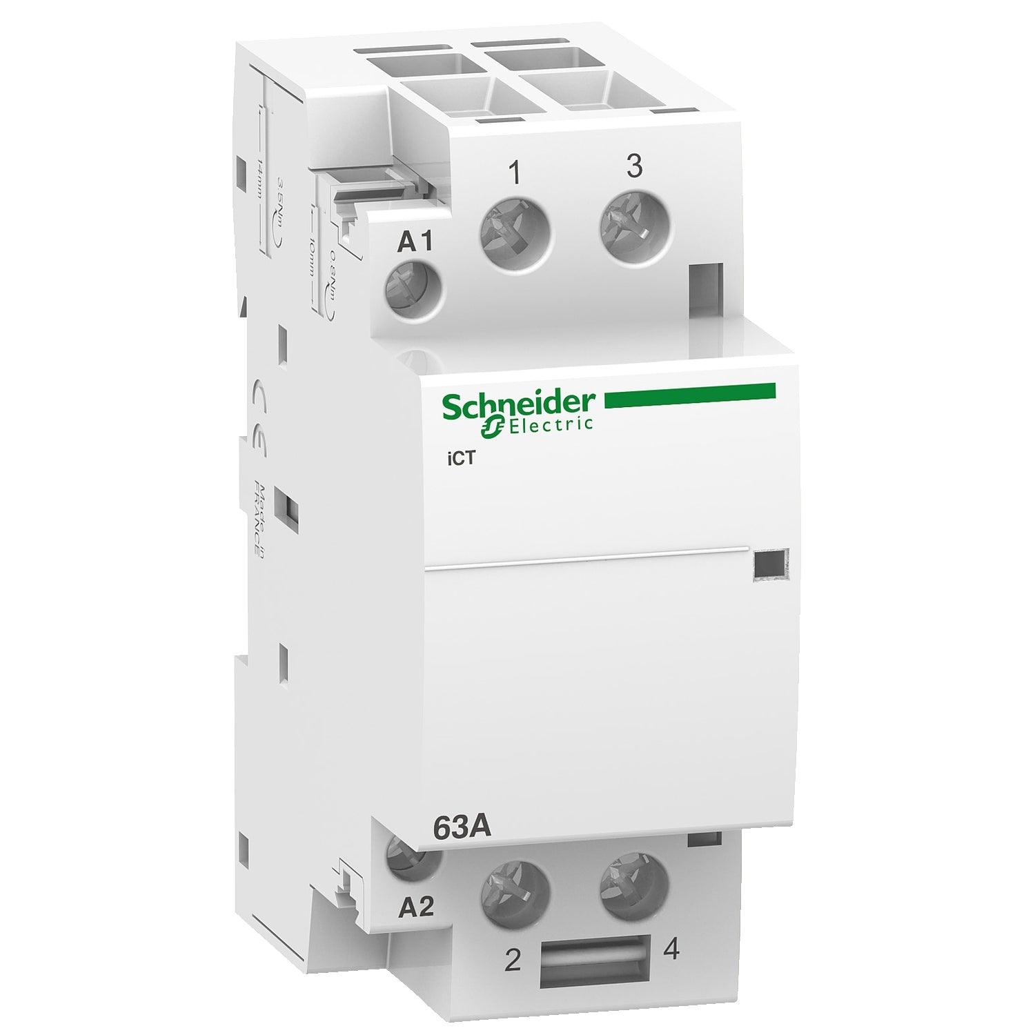 A9C20162 - Contactor Schneider modular Acti9 iCT 63A 2P 2 NA 24 V CA