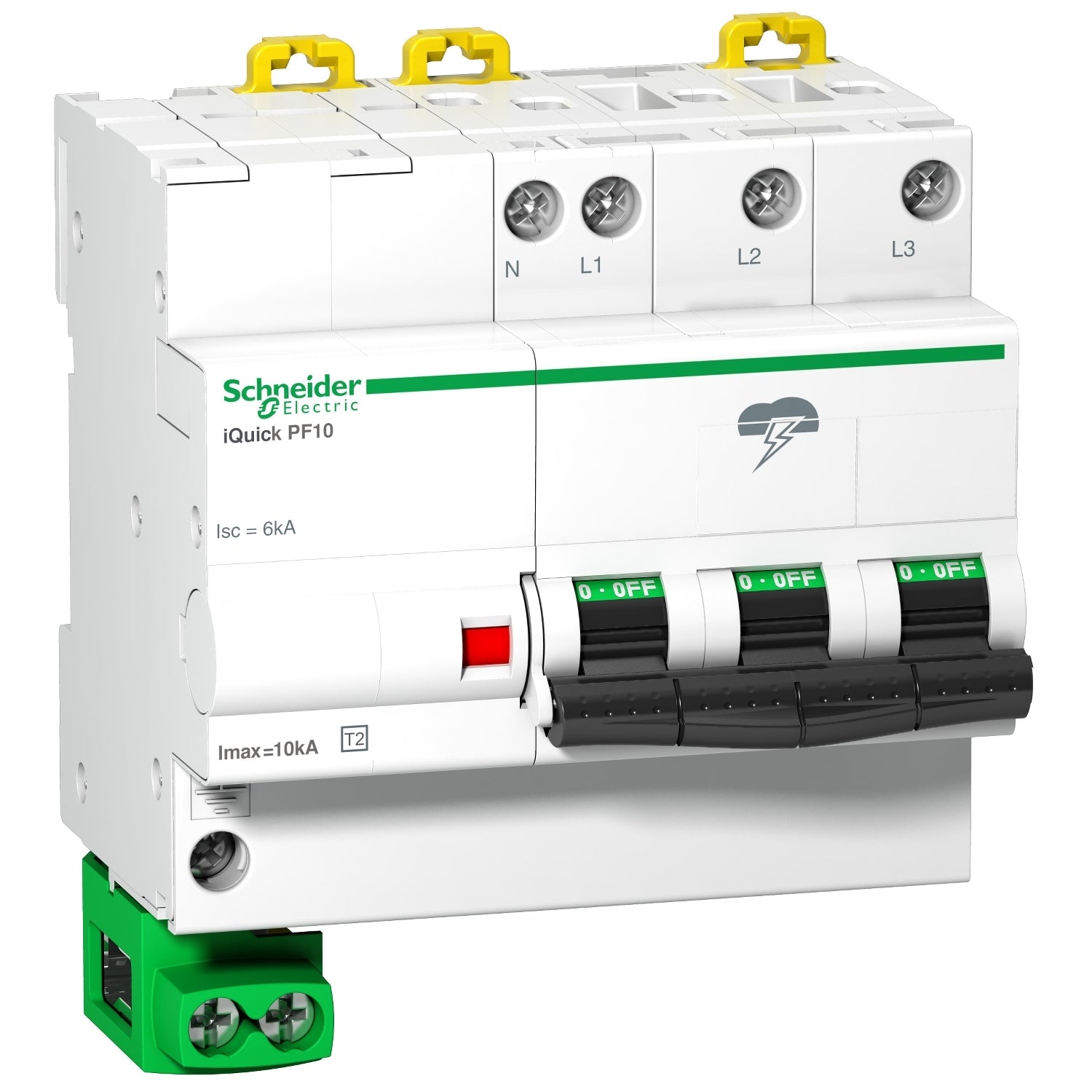 A9L16618 - Protector Sobretensiones Transitorias Acti9 Quick PF 3P+N 10kA