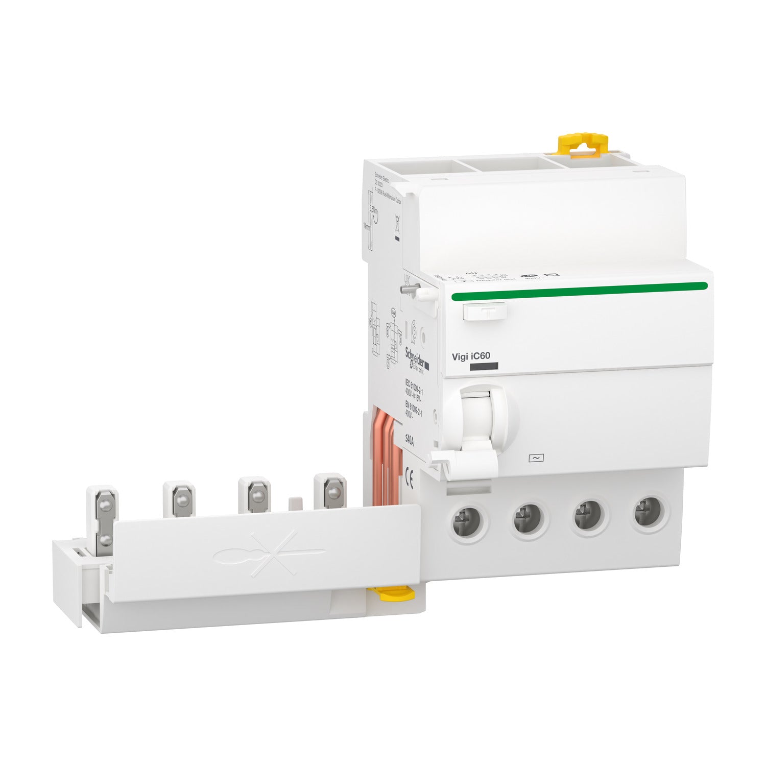 A9Q11440 - Interruptor Diferencial Vigi Acti9 Vigi iC60 4P 40A 30mA AC Schneider