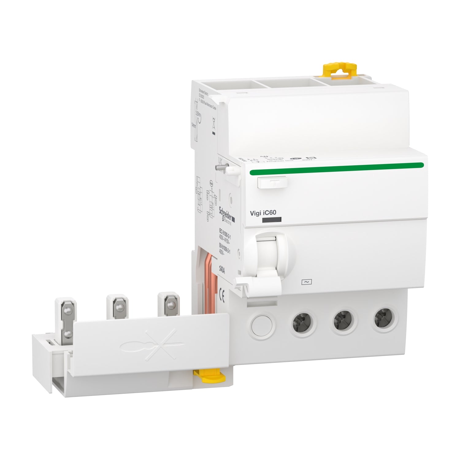 A9Q14340 - Interruptor Diferencial Vigi Acti9 Vigi iC60 3P 40A 300mA AC Schneider