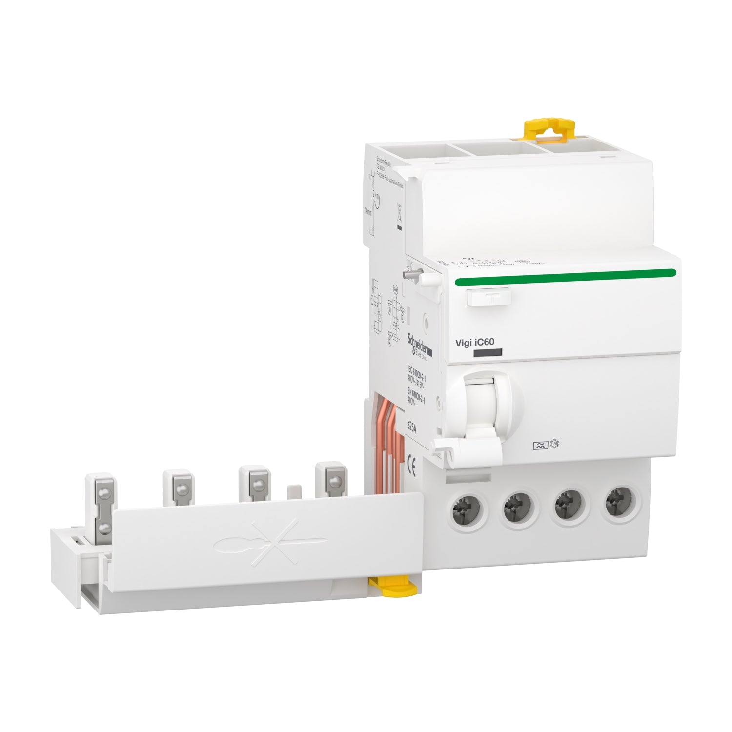 A9Q21425 - Interruptor Diferencial Vigi Acti9 Vigi iC60 4P 25A 30mA A Schneider