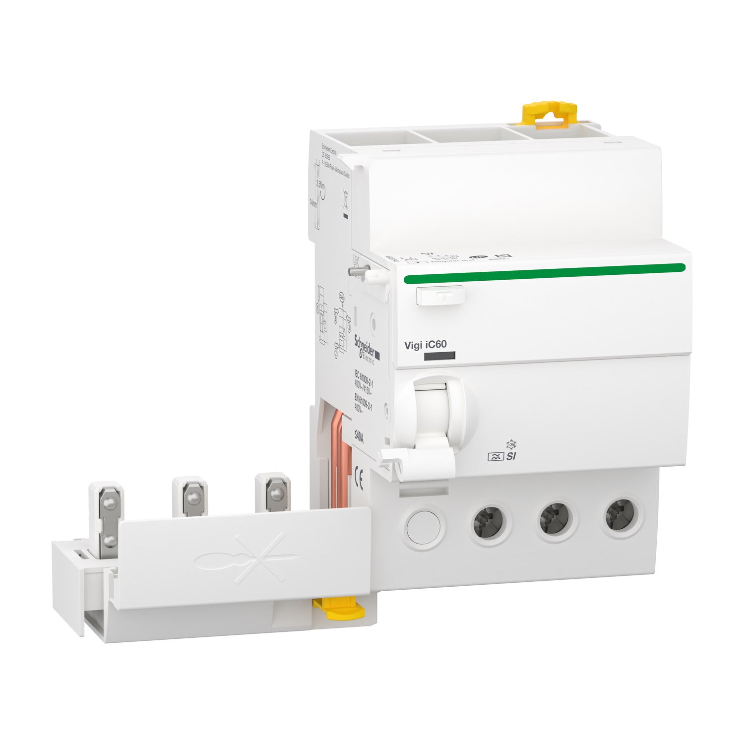 A9Q31340 - Interruptor Diferencial Vigi Acti9 Vigi iC60 3P 40A 30mA A-SI (Superinmunizado) Schneider