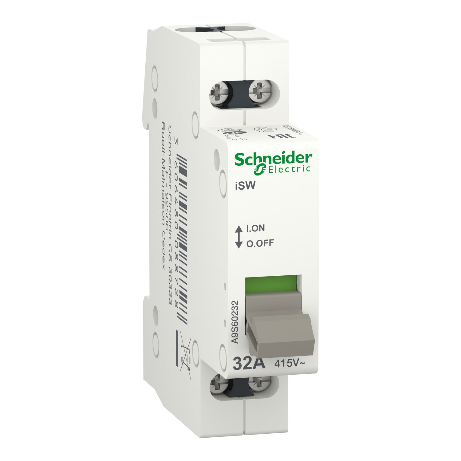 A9S60232 - Interruptor seccionador modular 2P 32A 415V Schneider