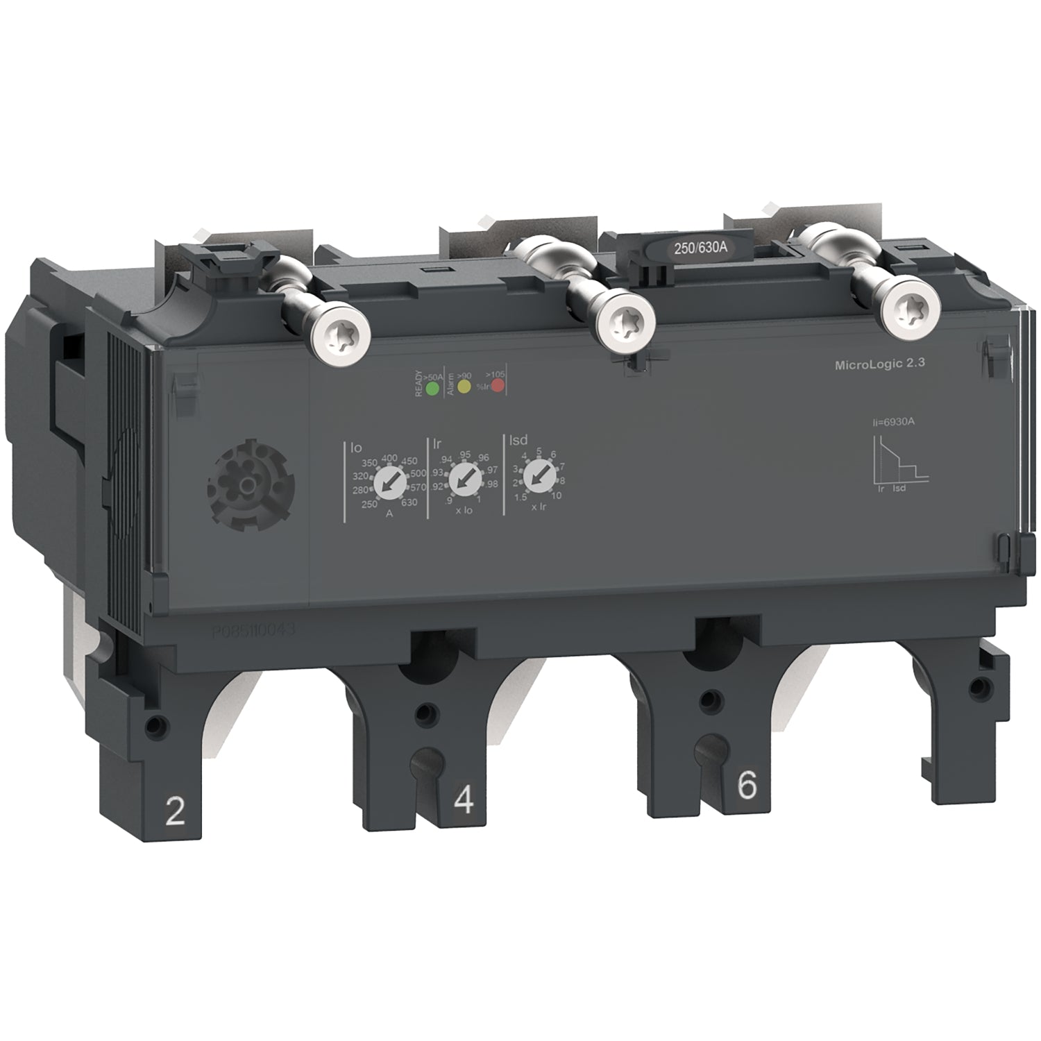 C4032D400 - Unidad de Control Caja Moldeada ComPacT NSX400 3P3R 400A Micrologic 2.3 Schneider