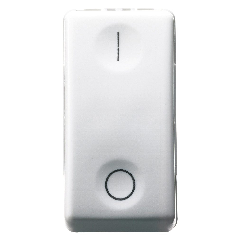 GW20503 - Interruptor bipolar 250v ac - 16ax - neutro - 1 módulo - system white Gewiss