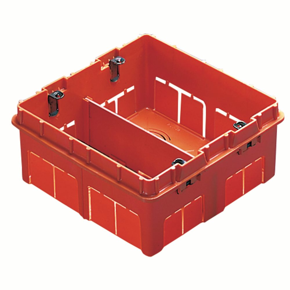 GW24239 - Caja de gran capacidad para series modulares - big box - 18 módulos (6+6+6) - 186x190x65 Gewiss