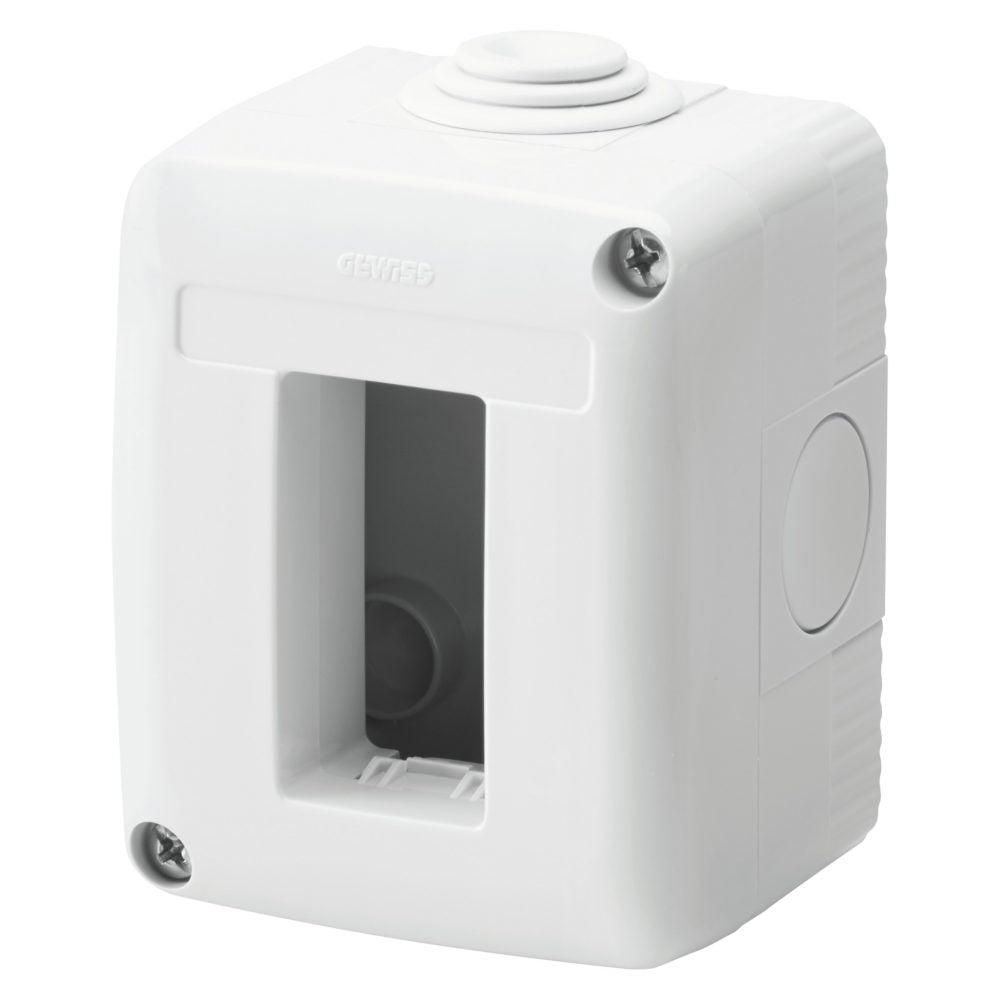 GW27001 - Contenedor para aparatos system - protegido - 1 módulo Gewiss