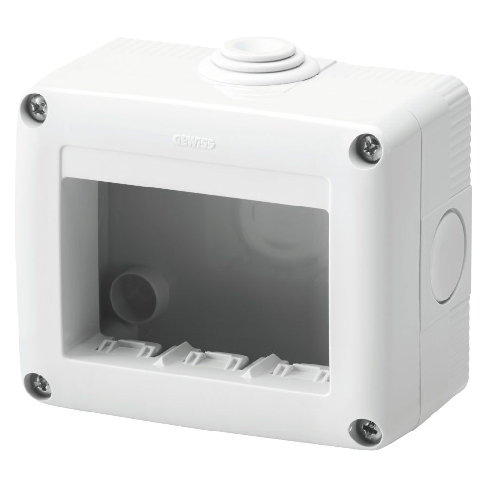 GW27003 - Contenedor para aparatos system - protegido - 3 módulos Gewiss