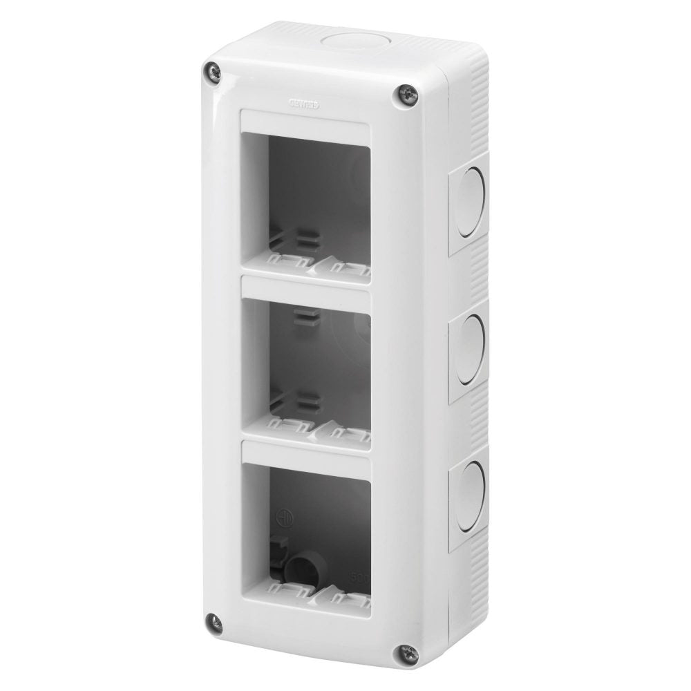 GW27022 - Contenedor para aparatos system - protegido - 6 módulos - módulo 2x3 Gewiss