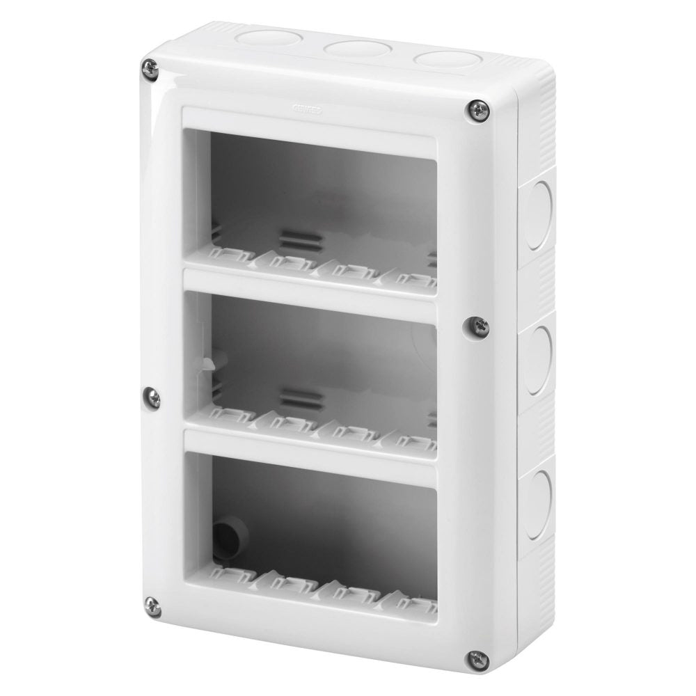 GW27024 - Contenedor para aparatos system - protegido - 12 módulos - módulo 4x3 Gewiss