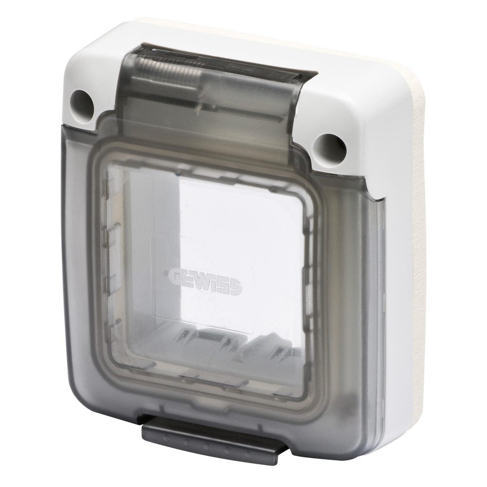 GW27403 - Combi in - 2 módulos - system - puerta transparente rígida ahumada Gewiss