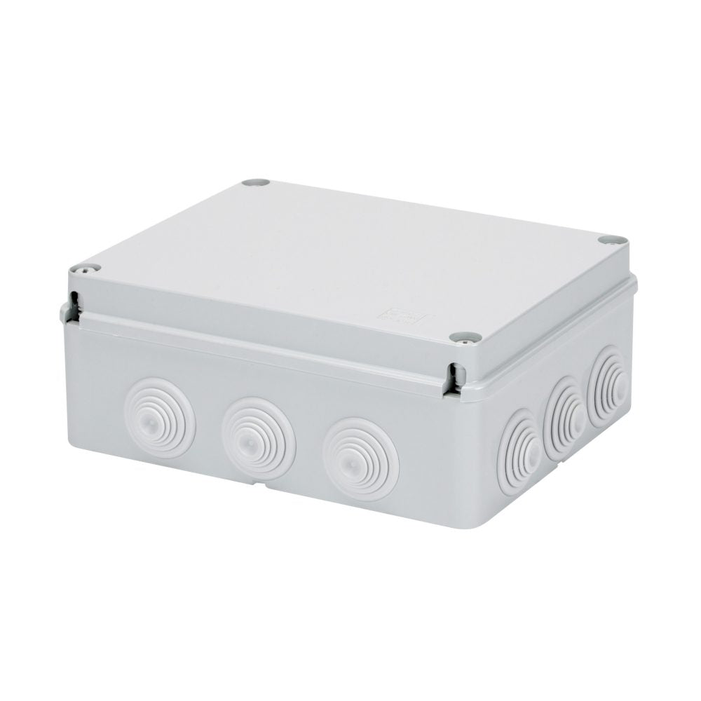GW44008 - Caja de derivación con tapa baja atornillada - ip55 - 240x190x90 - paredes con pasacables Gewiss