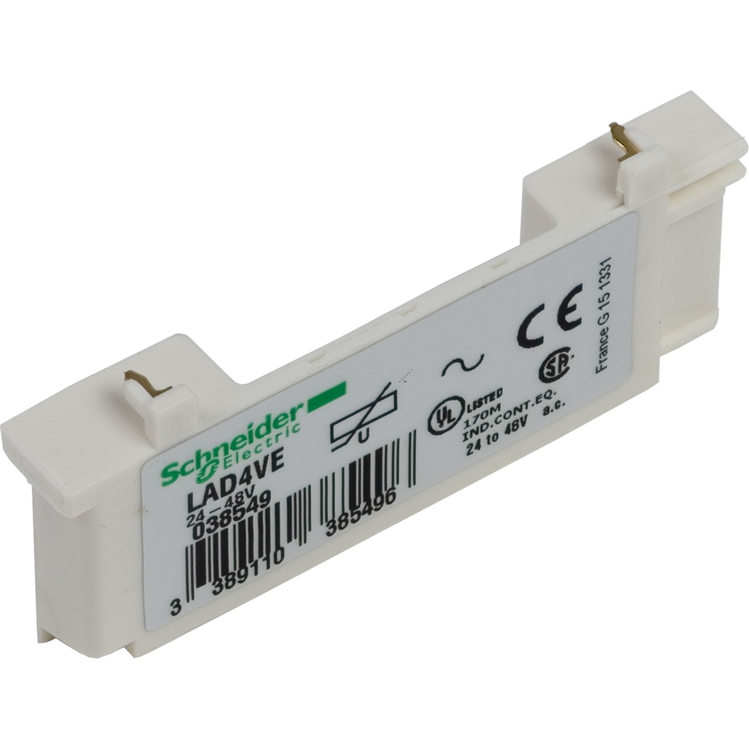 LAD4VE - Tesys deca módulo supresor varistor 24...48 V CA Schneider