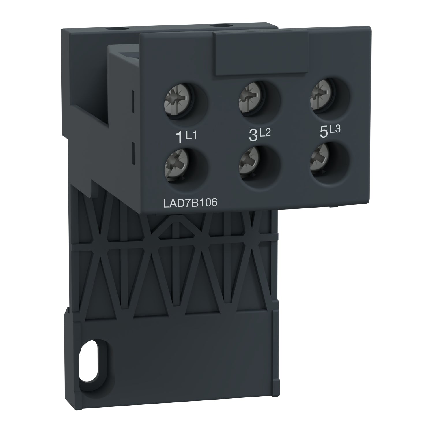 LAD7B106 - Borne de conexión tornillo 3 polos para LC1D35 Schneider