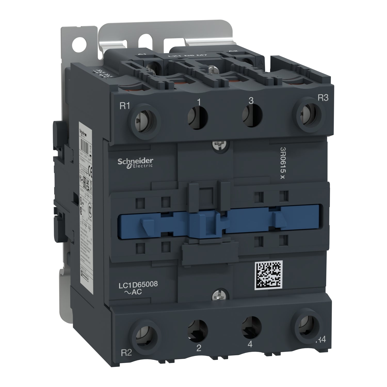 LC1D65008M7 - Contactor Tesys D - 4P(2 NA + 2 NF) - AC-1 <= 440 V 80 A 220 V CA 50/60 Hz bob Schneider
