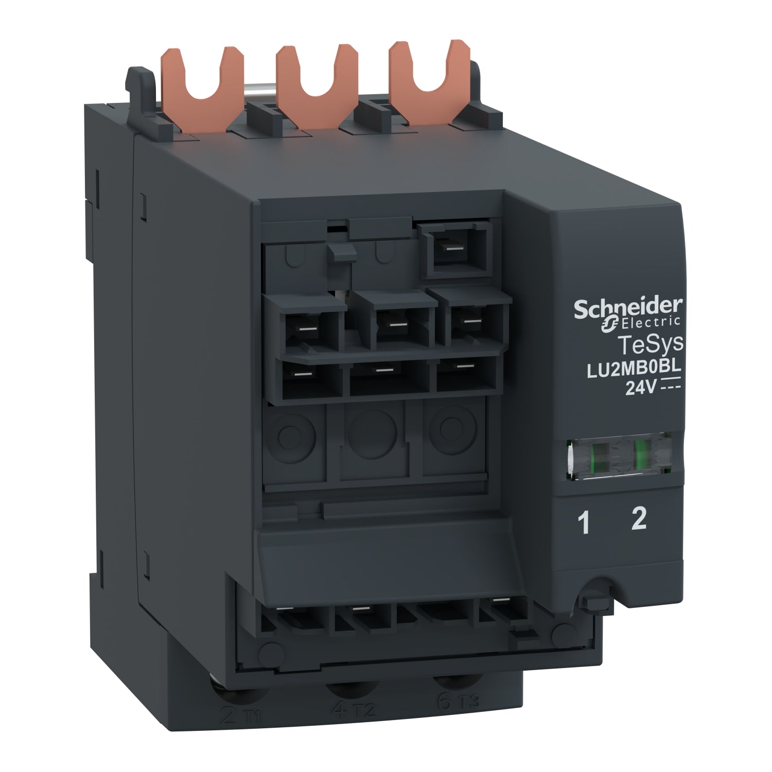 LU2MB0BL - Bloque inversor LU2M 32A 24V CC - montaje directo Schneider