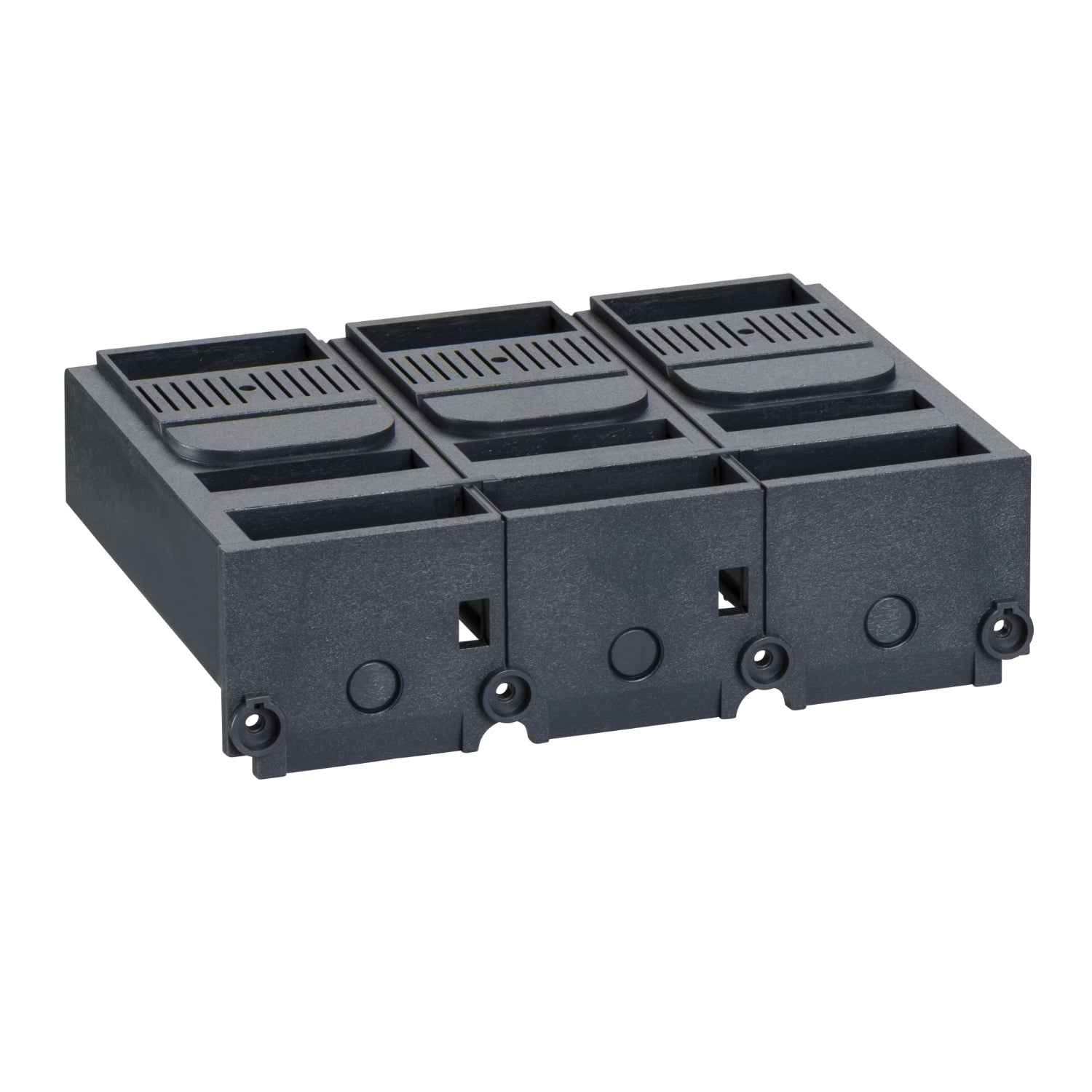 LV432591 - Cubrebornes cortos Compact NSX 400/630 paso 45 mm IP40 3 polos Schneider