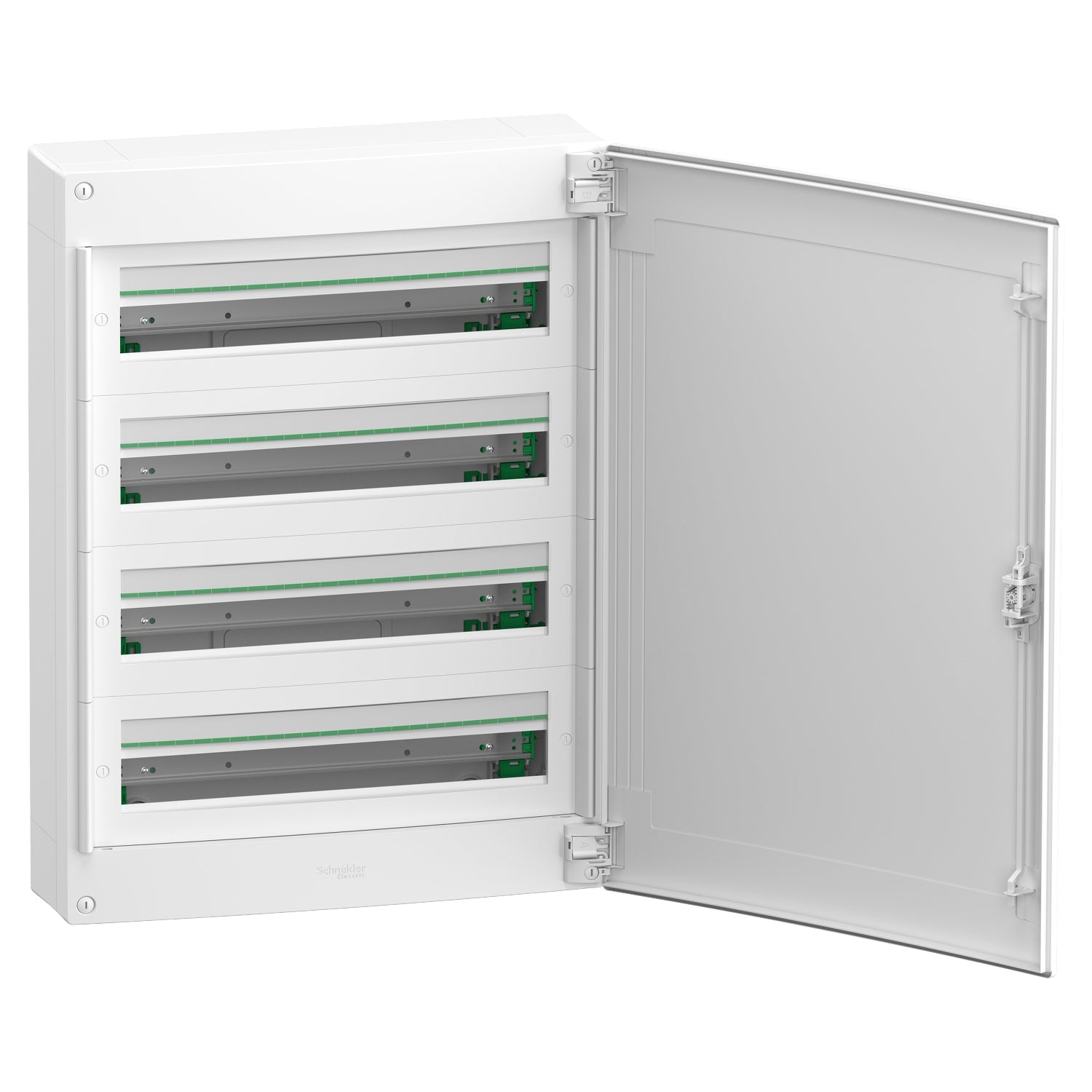 LVSXL424 - Cuadro eléctrico superficie PrismaSeT XS 4 Filas x 24 Módulos + Puerta Blanca Schneider