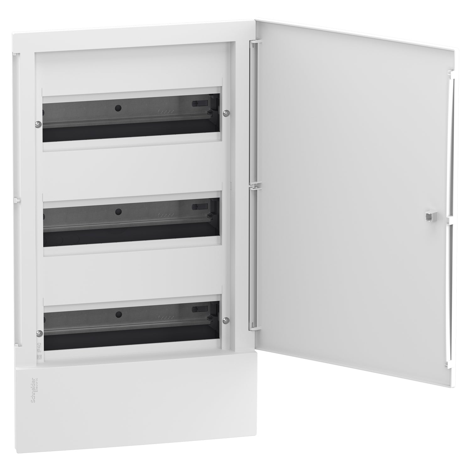 MIP20312 - Cuadro eléctrico empotrar Resi9 MP 3 Filas x 12 Módulos + Puerta Blanca Schneider