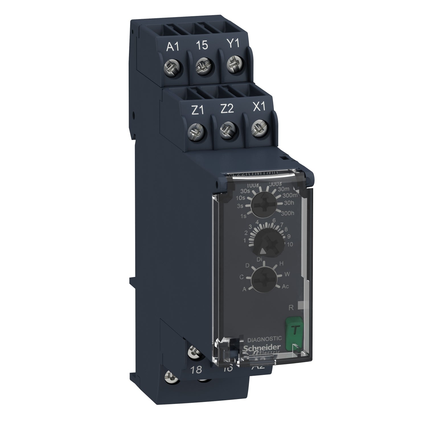 RE22R1MYMR - Relé Temporizador Multi-función 0.05s...300h 24...240V CA / CC 1C/S Schneider