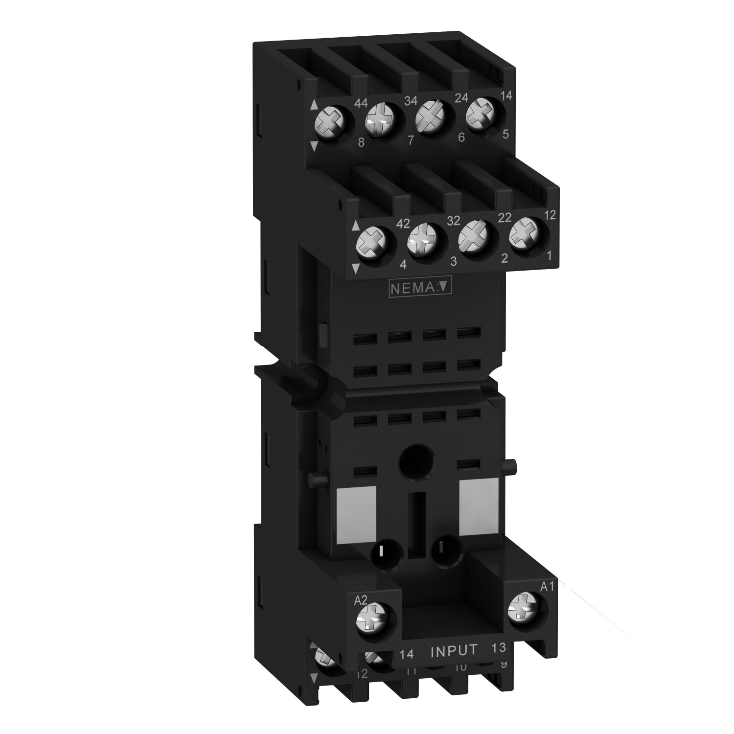 RXZE2M114M - Base Relé Temporizador RXM2/4 E/S mezcladas tornillo Schneider
