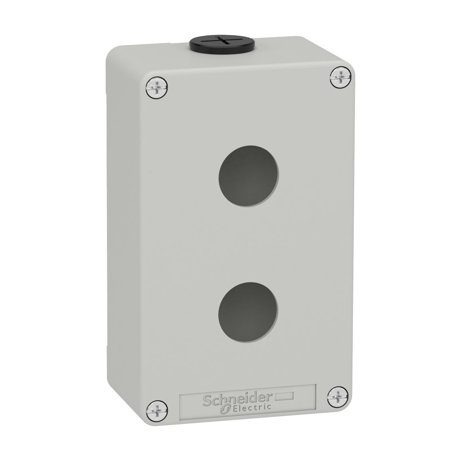 XAPD2202 - Estación de control vacía Harmony XAP XB2 SL aleación de zinc gris M20 2 orificios 22mm 80 x 130 x 515 UL cULus Schneider