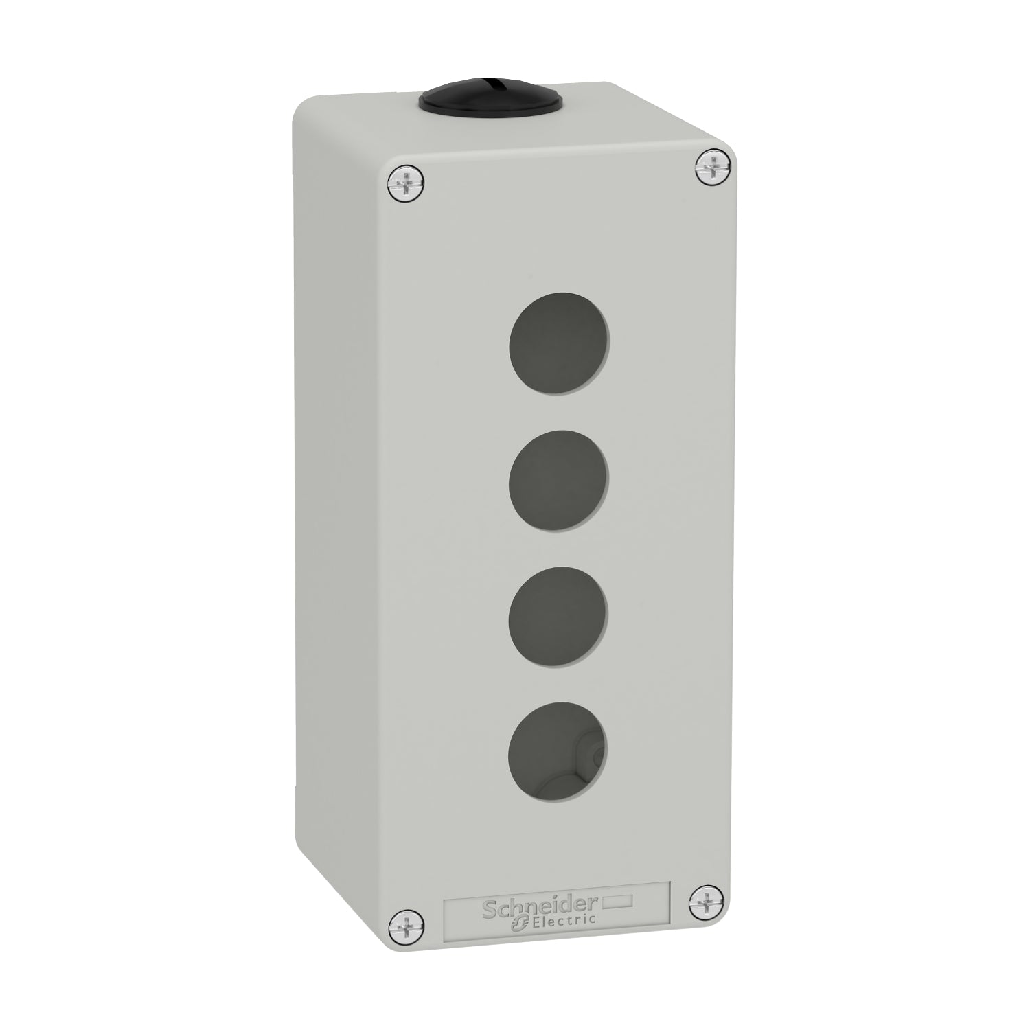 XAPD3504 - Estación de control vacía Harmony XAP XB2 SL aleación de zinc gris M25 4 orificios 22mm 80 x 175 x 77 Schneider
