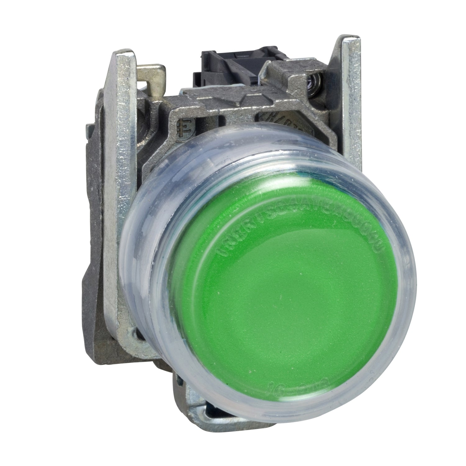 XB4BP31 - Pulsador capuchón goma 1na verde Schneider