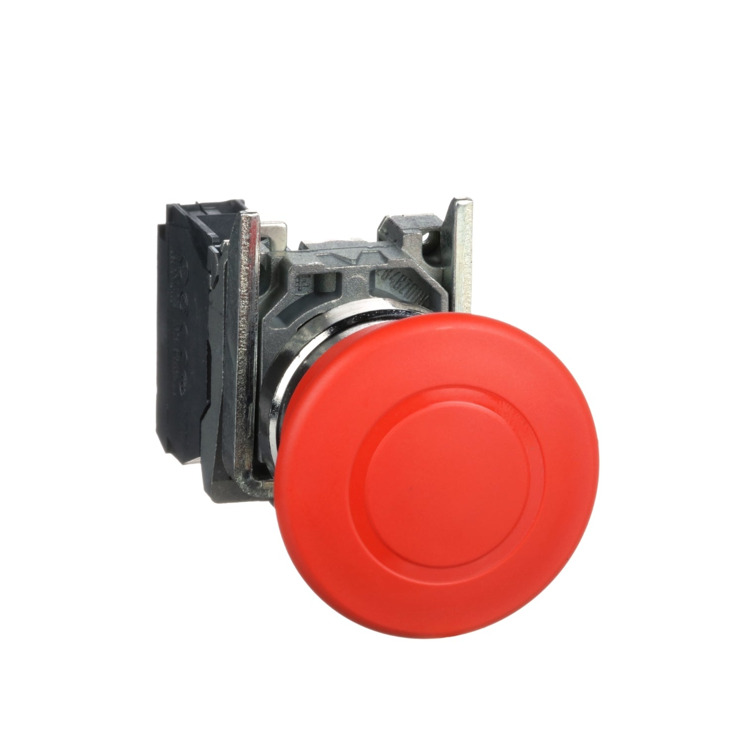 XB4BT842 - Paro de emergencia Harmony XB4 - metal seta roja Ø40 Ø22 bloqueo del gatillo push-pull 1 NC Schneider