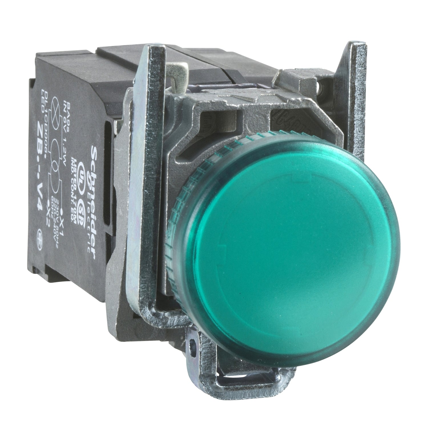 XB4BV43 - Piloto luminoso transformador 230v verde Schneider