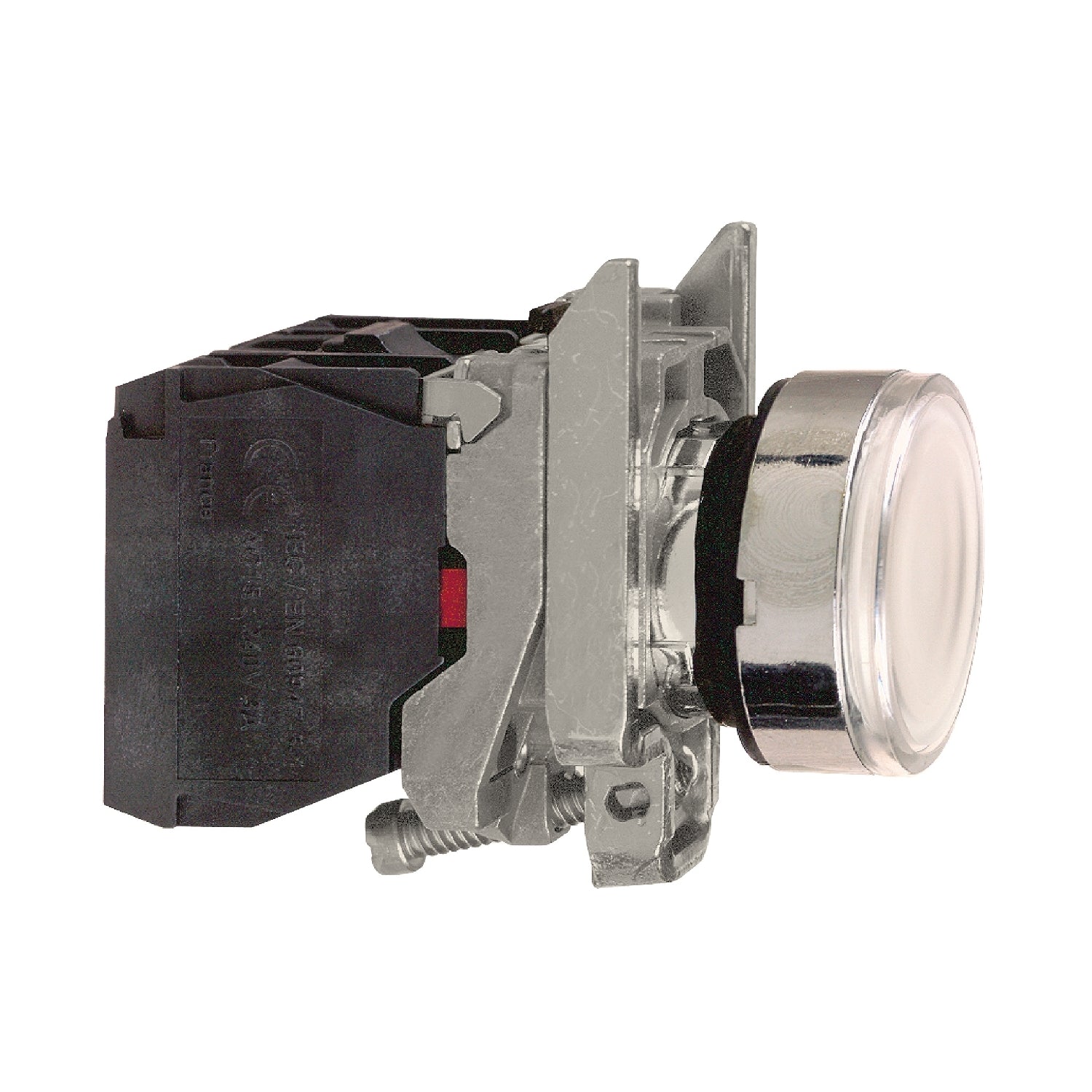 XB4BW3165 - Pulsador luminoso Harmony XB4 - na+nc blanco Schneider