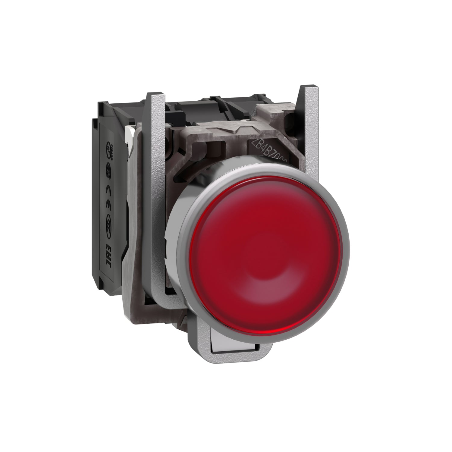 XB4BW34B5 - Pulsador luminoso Harmony XB4 - led 24v na+nc rojo Schneider