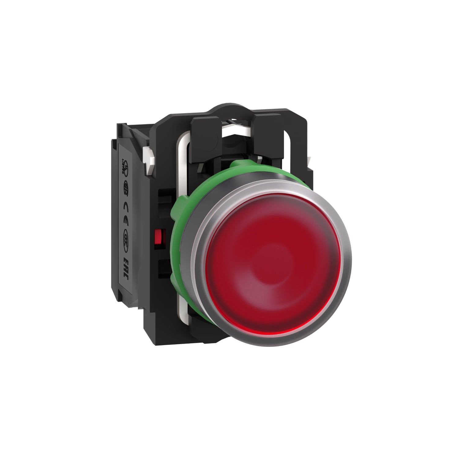 XB5AW34M5 - Pulsador luminoso led 230v na+nc rojo Schneider