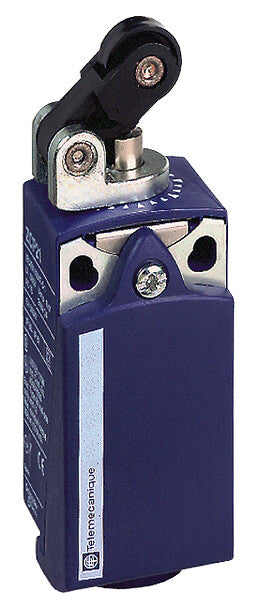 XCKP2121P16 - Interruptor de límite XCKP, palanca de rodillo de plástico termoplástico con pulsador horizontal, 1NC+1 NO, acción rápida, M16 Telemecanique