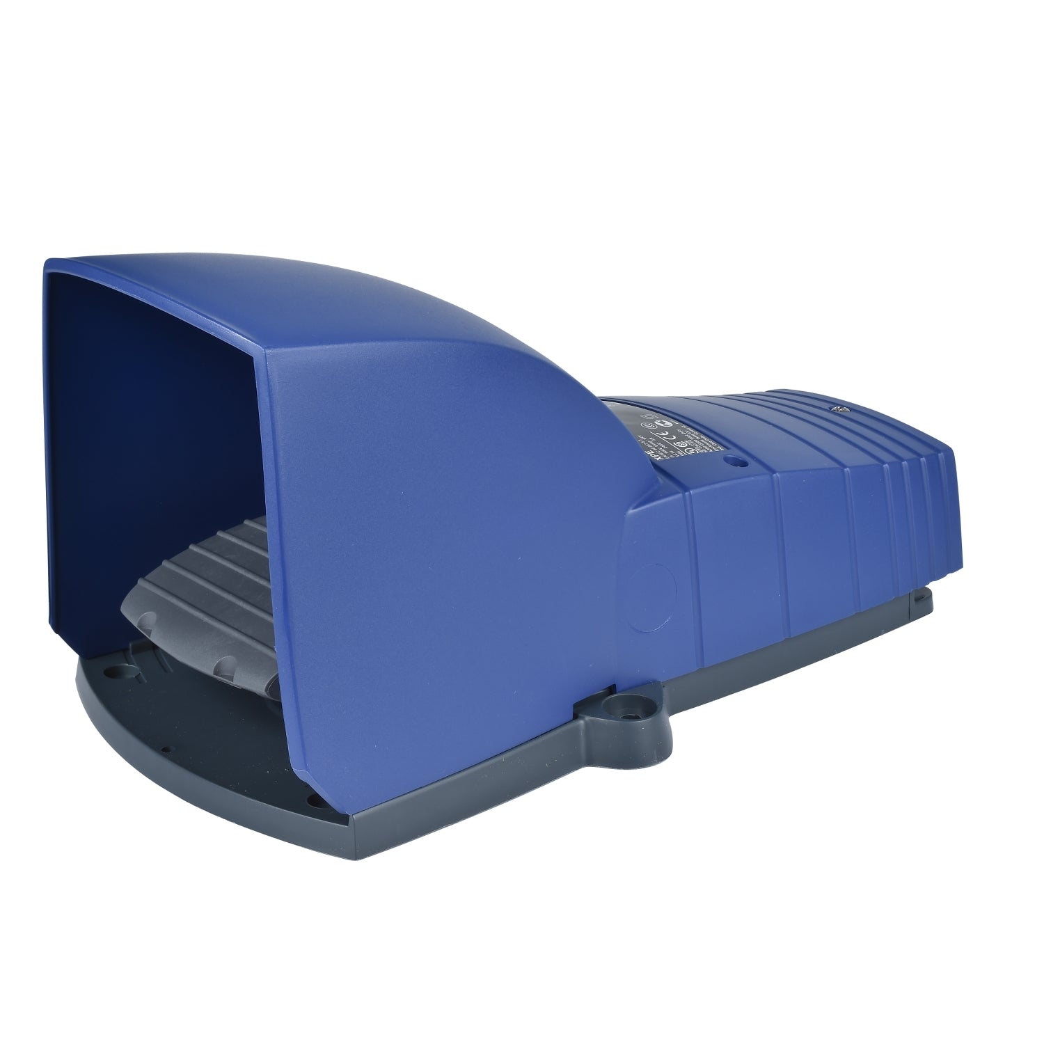 XPEB511 - Conmutador pedal sencillo XPE-B - con cubierta - plástico - azul - 2 NC + 2 NA Schneider
