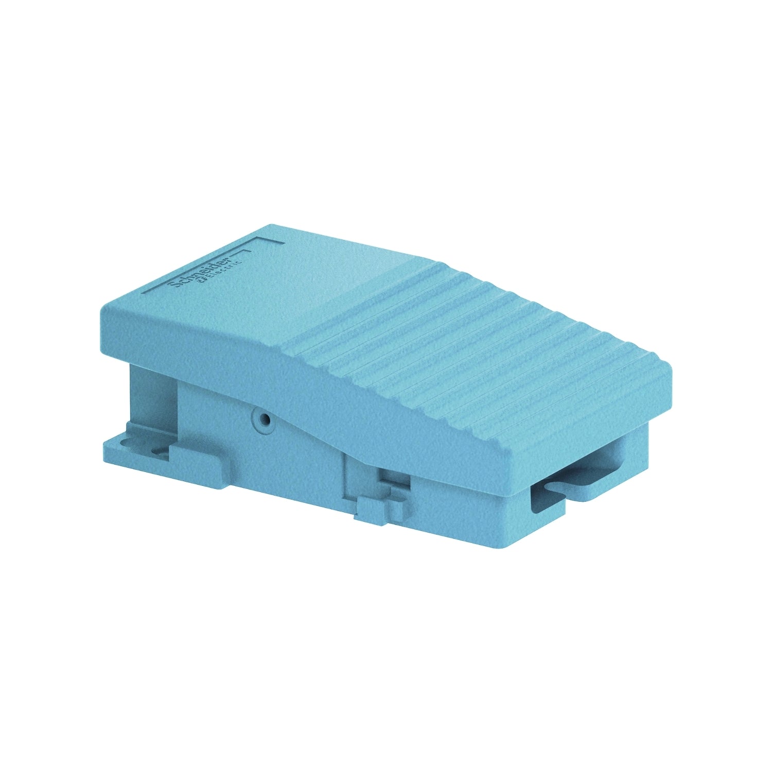 XPEM110 - Interruptor de pedal único XPE-M - sin tapa - metálico - azul - 1NC+1NO Schneider