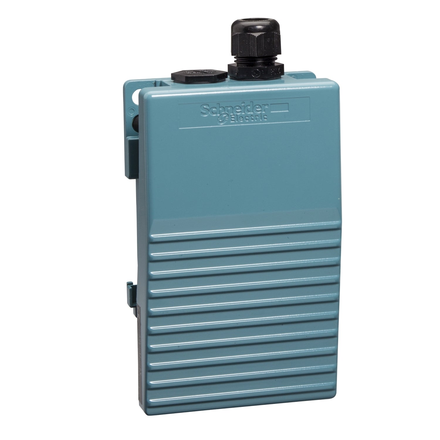 XPEM111 - Interruptor de pedal único XPE-M –sin tapa – metálico - azul - 2NC+2NO Schneider