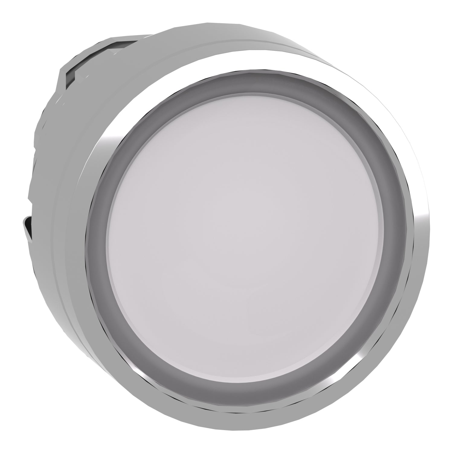 ZB4BA18 - Cabeza pulsador rasante transparente blanco Schneider