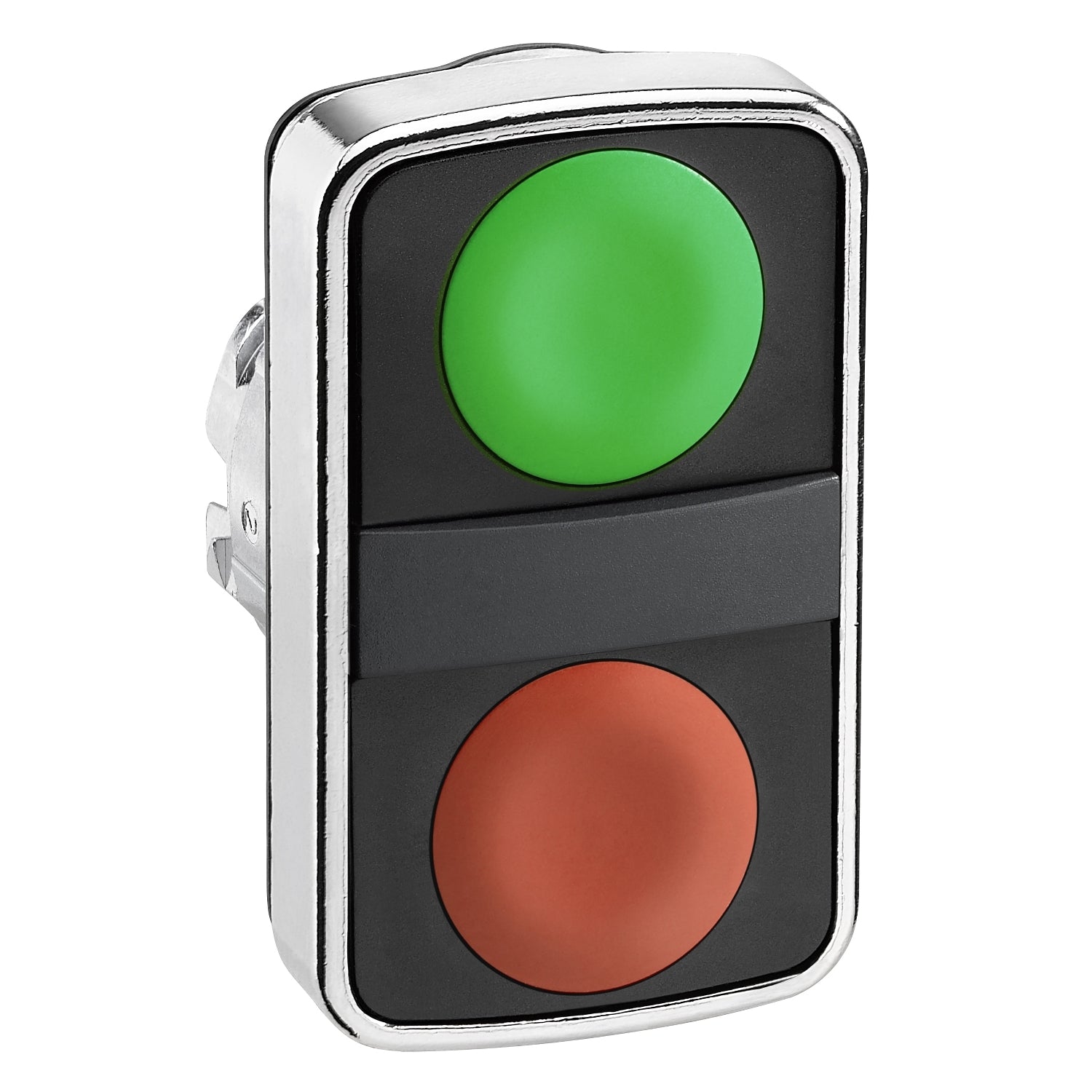 ZB4BA7340 - Cabeza pulsador Harmony XB4 - doble verde-rojo rr ip66 Schneider