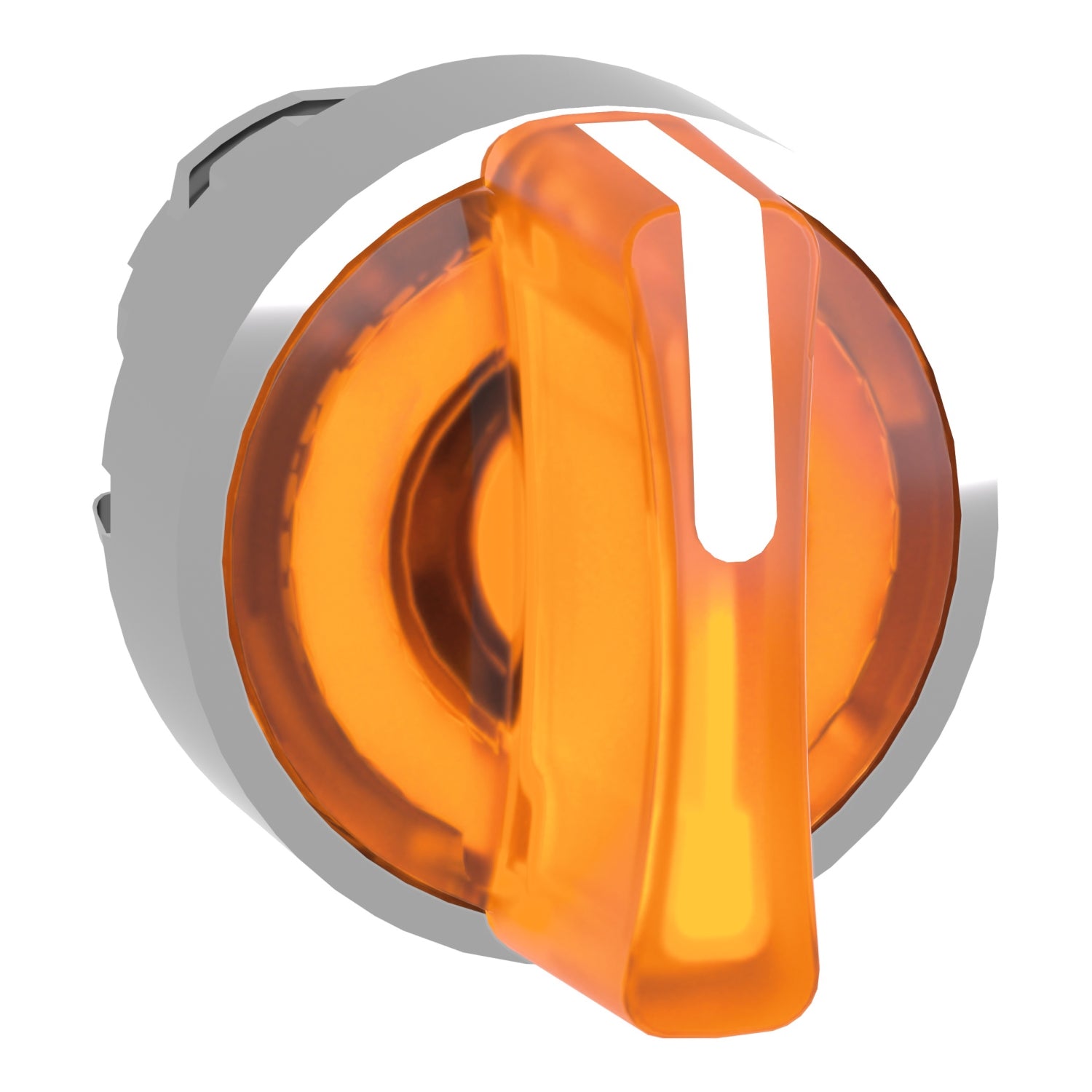 ZB4BK1353 - Cabeza selector luminoso Harmony XB4 - naranja 3 posiciones fijas Schneider