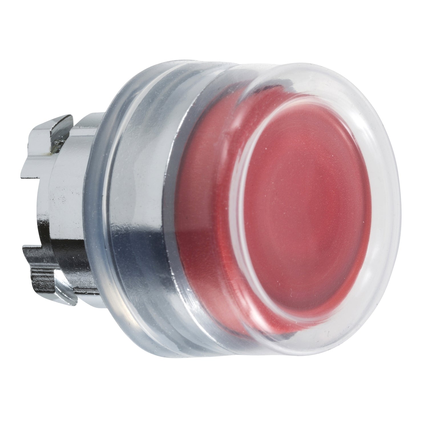 ZB4BP4 - Cabeza pulsador Harmony XB4 - goma rojo Schneider