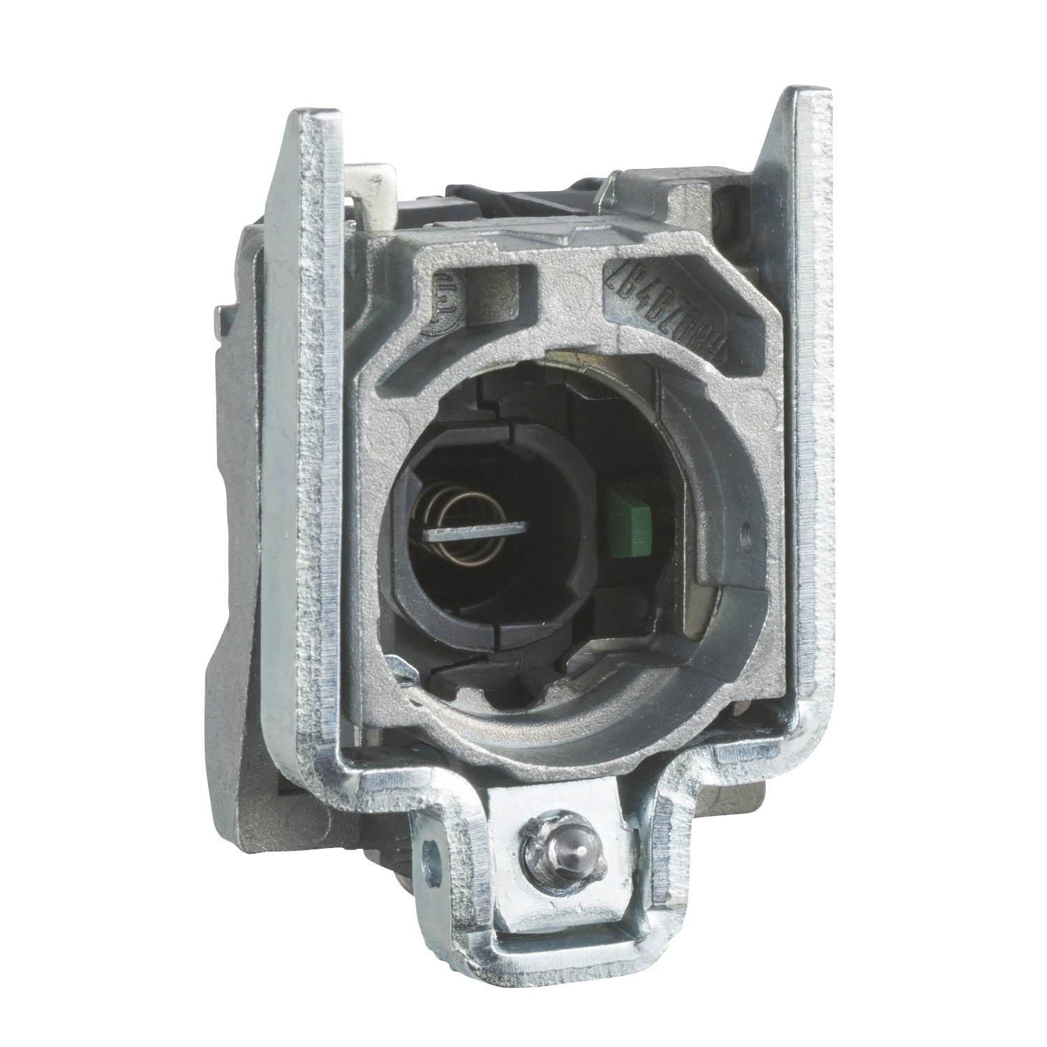 ZB4BW061 - Bloque de luz con cuerpo/collar de fijación metal azul para bombilla BA9s <= 250 V 1 NO Schneider