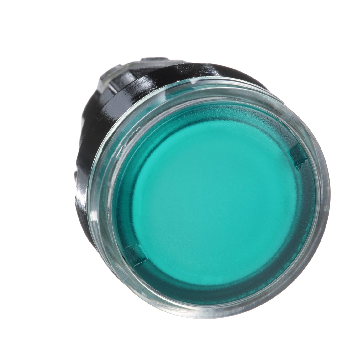 ZB4BW33 - Cabeza pulsador luminoso Harmony XB4 - rasante ba9s verde Schneider
