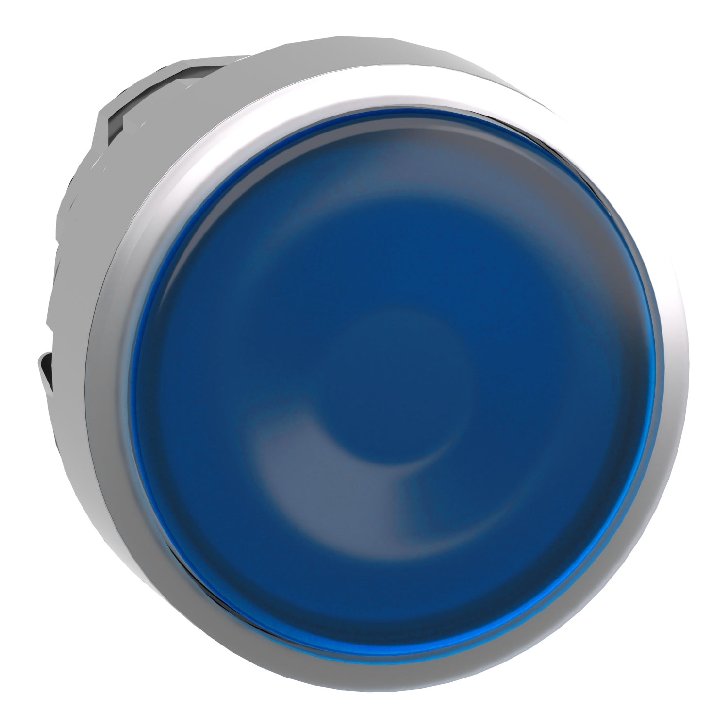 ZB4BW363 - Cabeza pulsador luminoso Harmony XB4 - rasante led azul Schneider